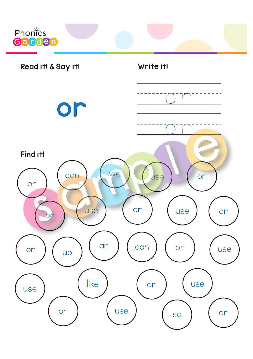 Thumbnail: Sight Word "OR" | Bundle | 20 Pages