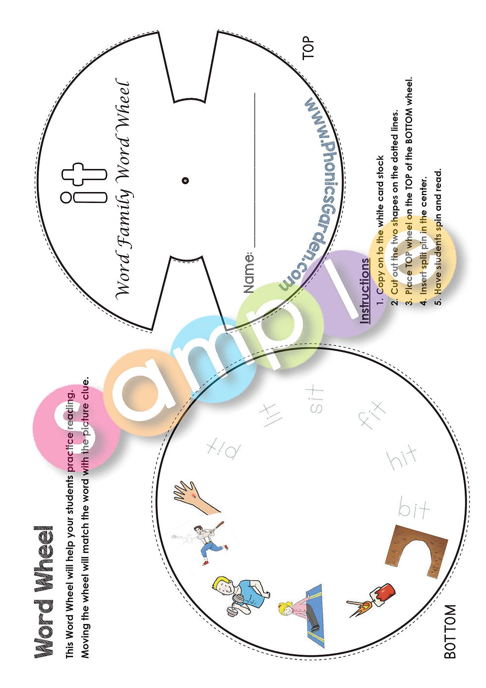 Thumbnail: IT | Pat-a-Word | Word Family Bundle | 85 Pages