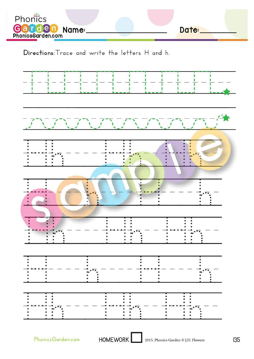 Thumbnail: Hh | Alphabet Recognition | RED Program | 18 Pages