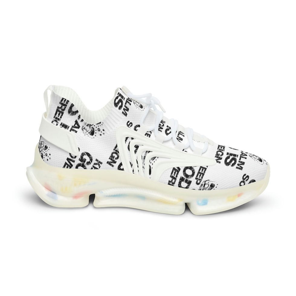 Thumbnail: Men's Keep Calm God is Sovereign Mesh Sneakers