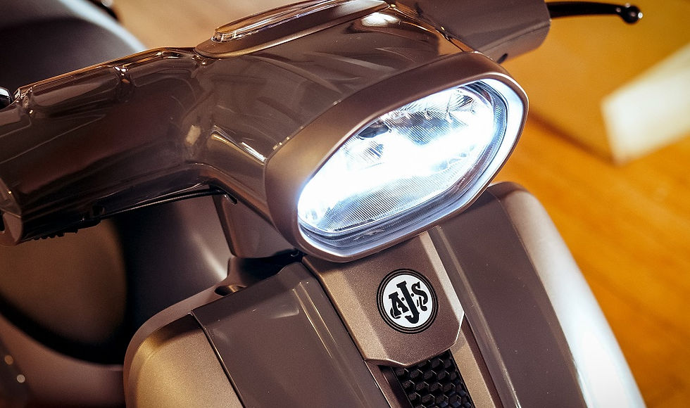 AJS Barletta scooter LED headlight