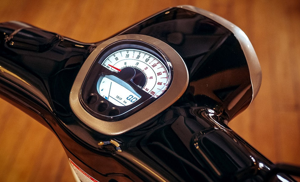 AJS Barletta 125cc scooter instruments