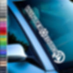 Winter Edition ESP Frontscheibenaufkleber Tuningsticker Autoaufkleber Uni Farben Sticker Tuningaufkleber Tuningszene