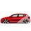 Miniaturbild: Seitenaufkleber Auto Car Tattoo Mosaik Cyber Tuningsticker