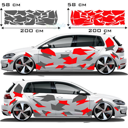 Samunshi Golfspieler Autoaufkleber 15x9,8cm Brillantblau - Langlebiger Dekoraufkleber