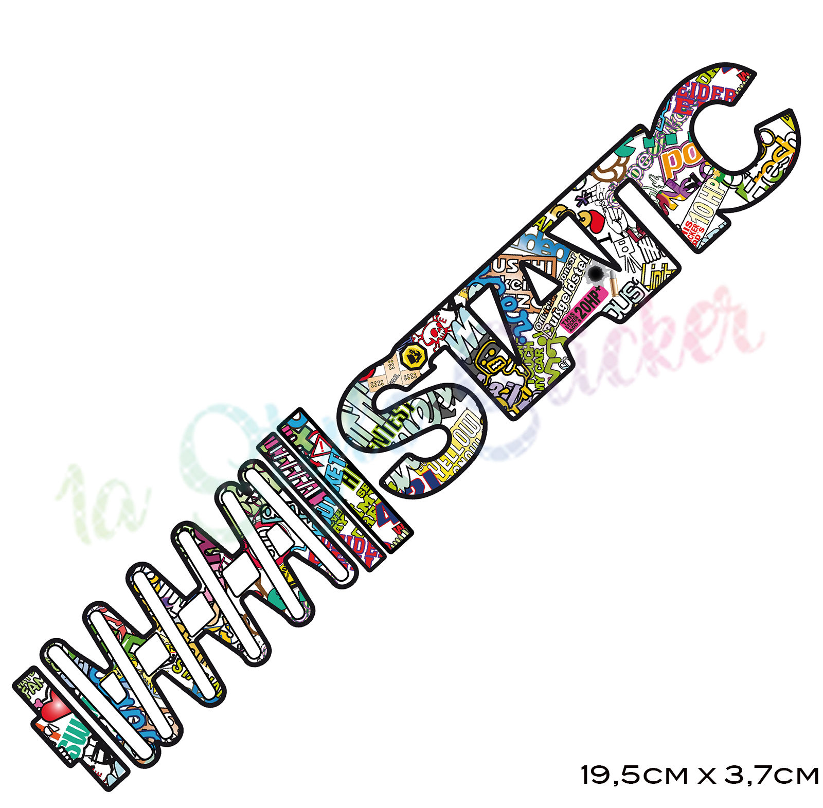 Static Auto Aufkleber 🏁 Stickerbomb Klassiker 4