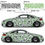 Miniaturbild: Auto Seitenaufkleber Camouflage Set Gesamtansicht