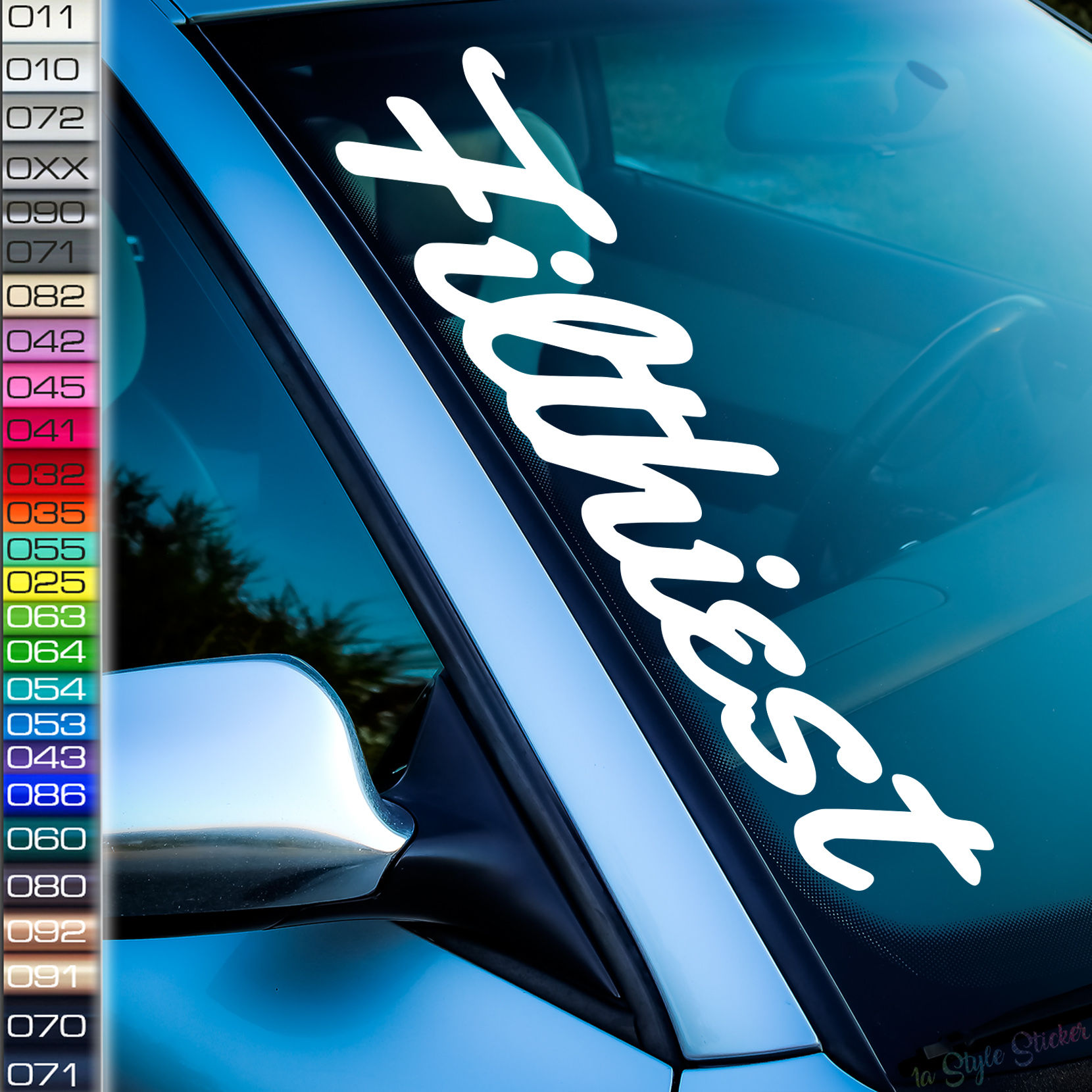 Filthiest Frontscheibenaufkleber Tuningsticker Autoaufkleber Uni Farben Sticker Tuningaufkleber Tuningszene