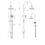 Thumbnail: Heritage Brushed Nickel Multifunction Twin Shower