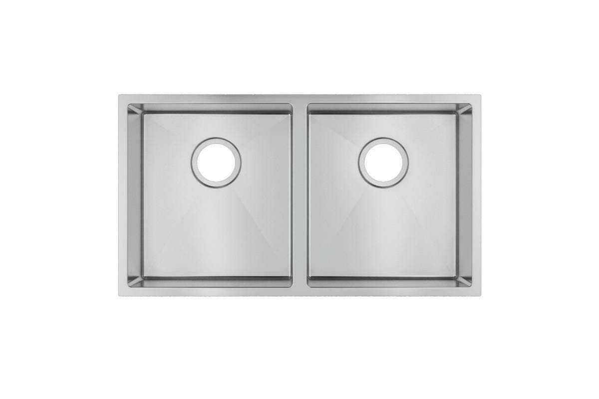 Zero 770 x 450 x 200 mm Stainless Steel Undermount Double Bowl Sink