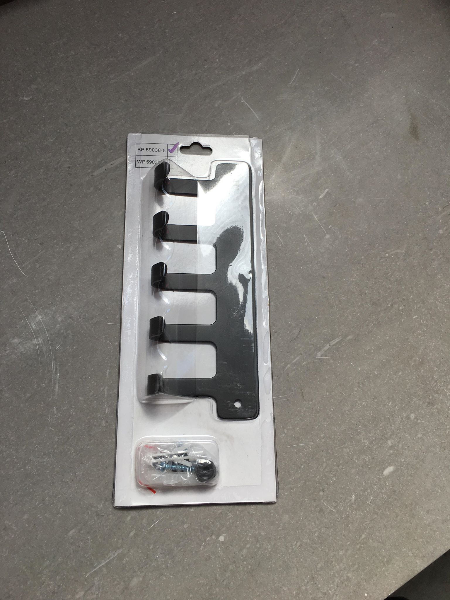 Black Multi Robe Hook