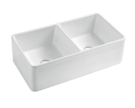 Thumbnail: Downton Double Bowl Farmhouse Sink