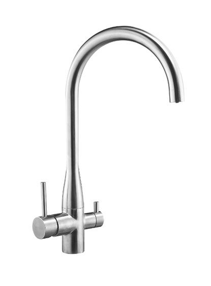 Rondo Brushed Stainless Steel 3 way Filter Tap