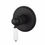 Thumbnail: Hamptons Matte Black Single Lever Wall Mixer