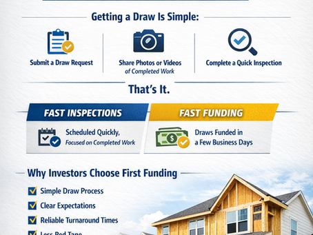 How Easy It Is to Get Draws with First Funding