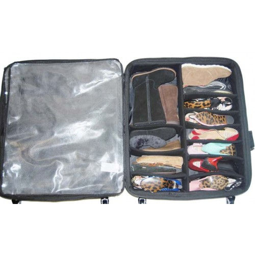 Thumbnail: 24STR 28" Wheeled shoe sample case and adjustable divider
