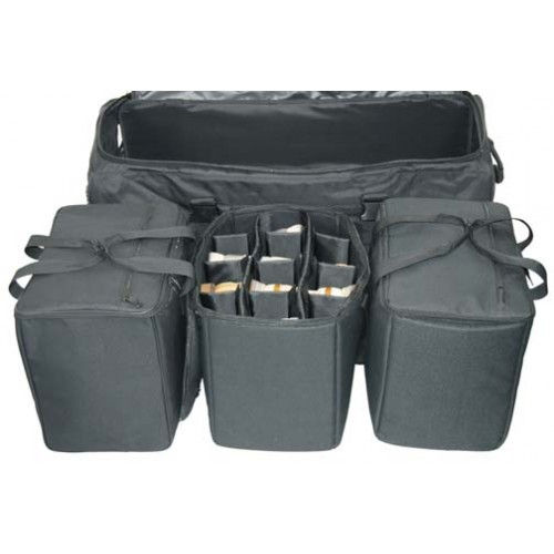 Thumbnail: 5176-12AB 35" Deluxe Wheeled Duffel w/3 separated compartmented case
