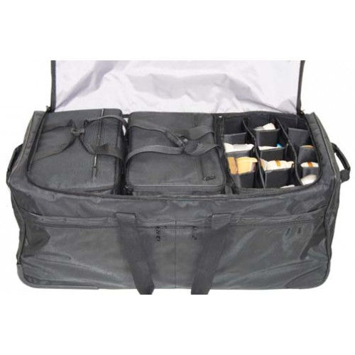 Thumbnail: 5176-12AB 35" Deluxe Wheeled Duffel w/3 separated compartmented case