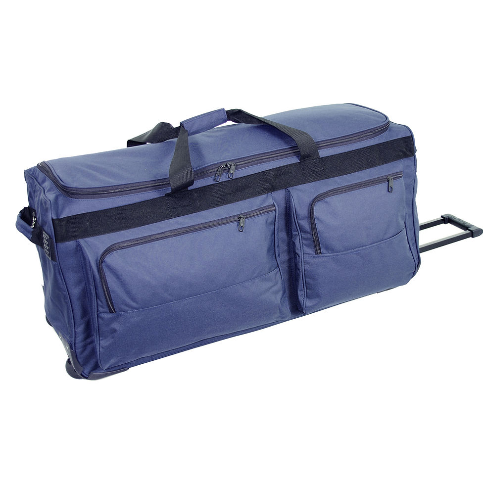 Thumbnail: 35" Corner wheeled polyester duffel w/cart system