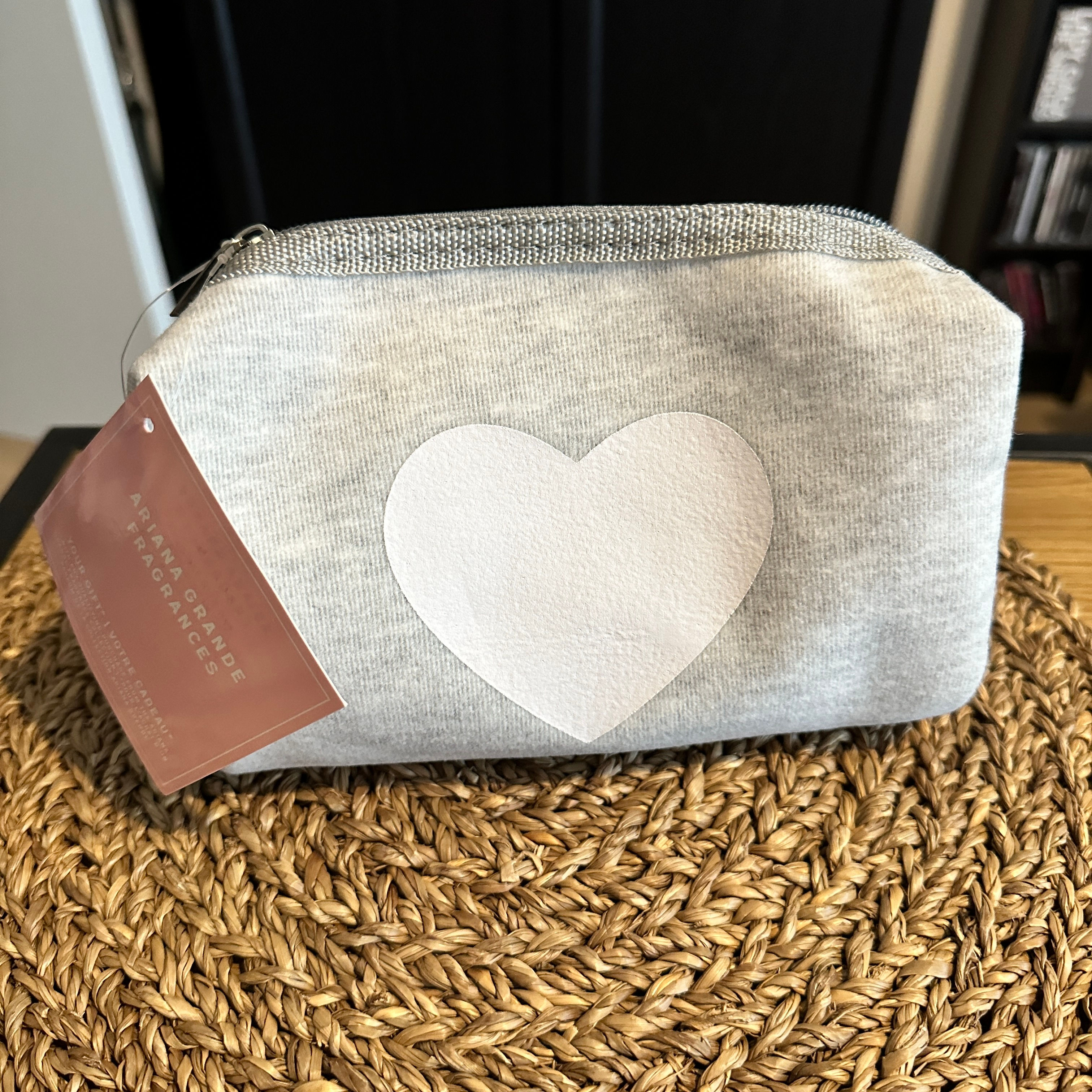 Thank U Next Grey Makeup Bag