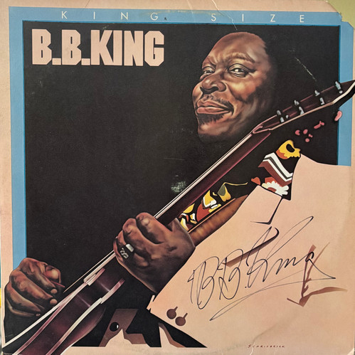 BB King - King Sized album - signed | John Lee Hooker Foundation