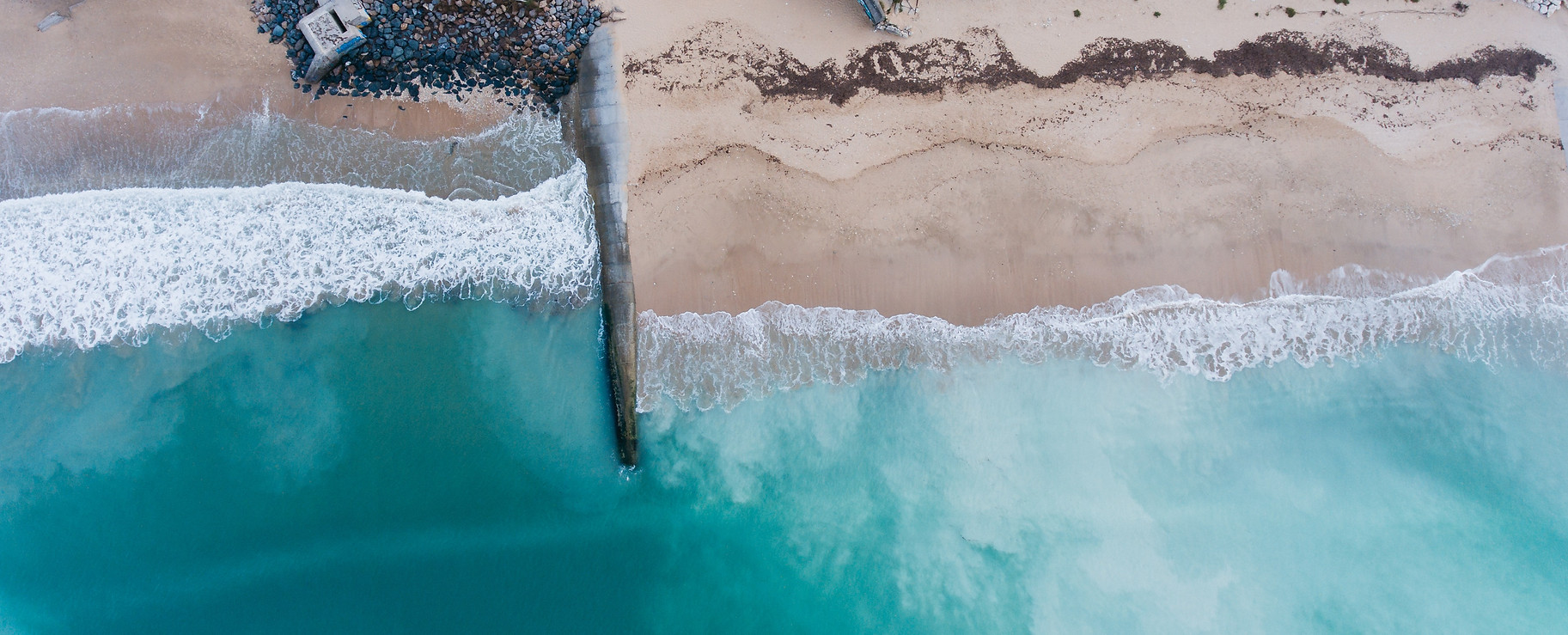 Aerial Photo of a Coast.