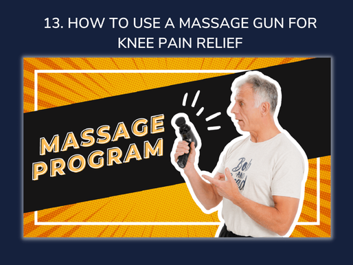 How to Use a Massage Gun for Knee Pain Relief