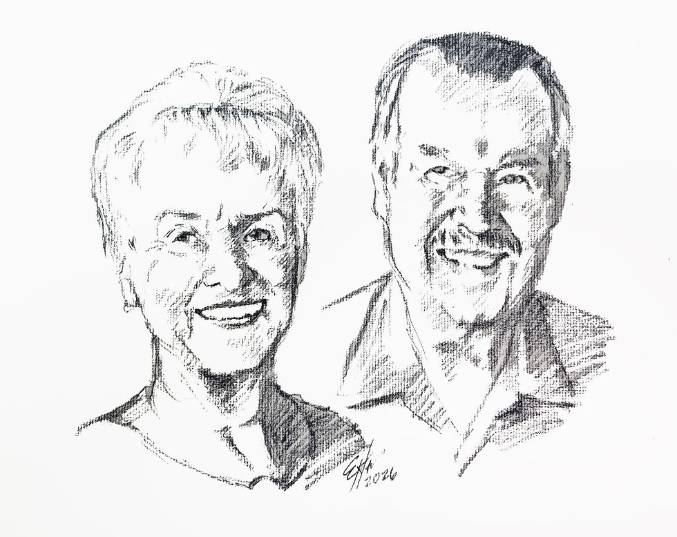 Carole & Dennis Bartel, founders of Bartels Giant Burger - Redding, Anderson & Corning fixtures.  Their newest location is in Red Bluff