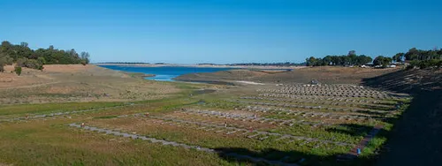 Folsom Lake during drought