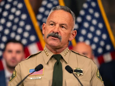 Sheriff Chad Bianco, candidater for Calif. Governor