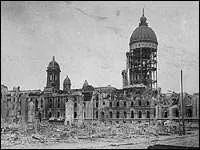 San Francisco earthquake damage 1906