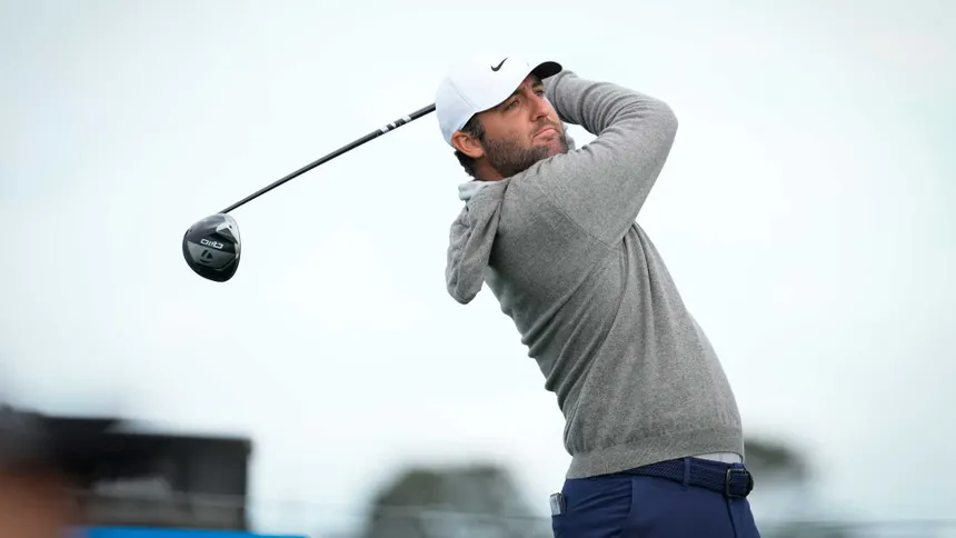 Scottie Scheffler put on a late charge - image golf.com