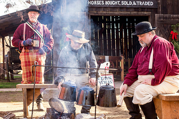 Miner's Christmas - Photo Courtesy of https://www.visitcolumbiacalifornia.com/