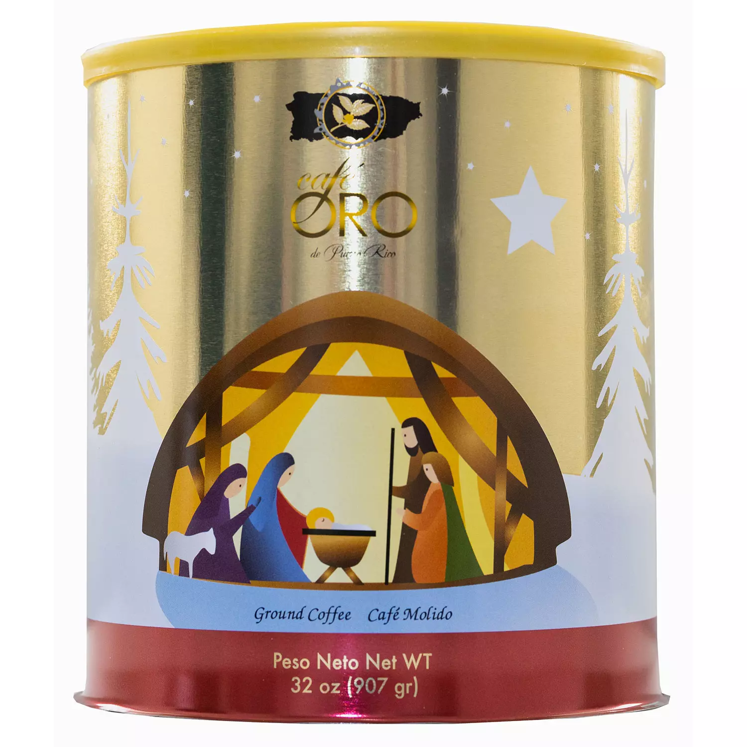 Cafe ORO Navidad Ground Coffee 32 oz