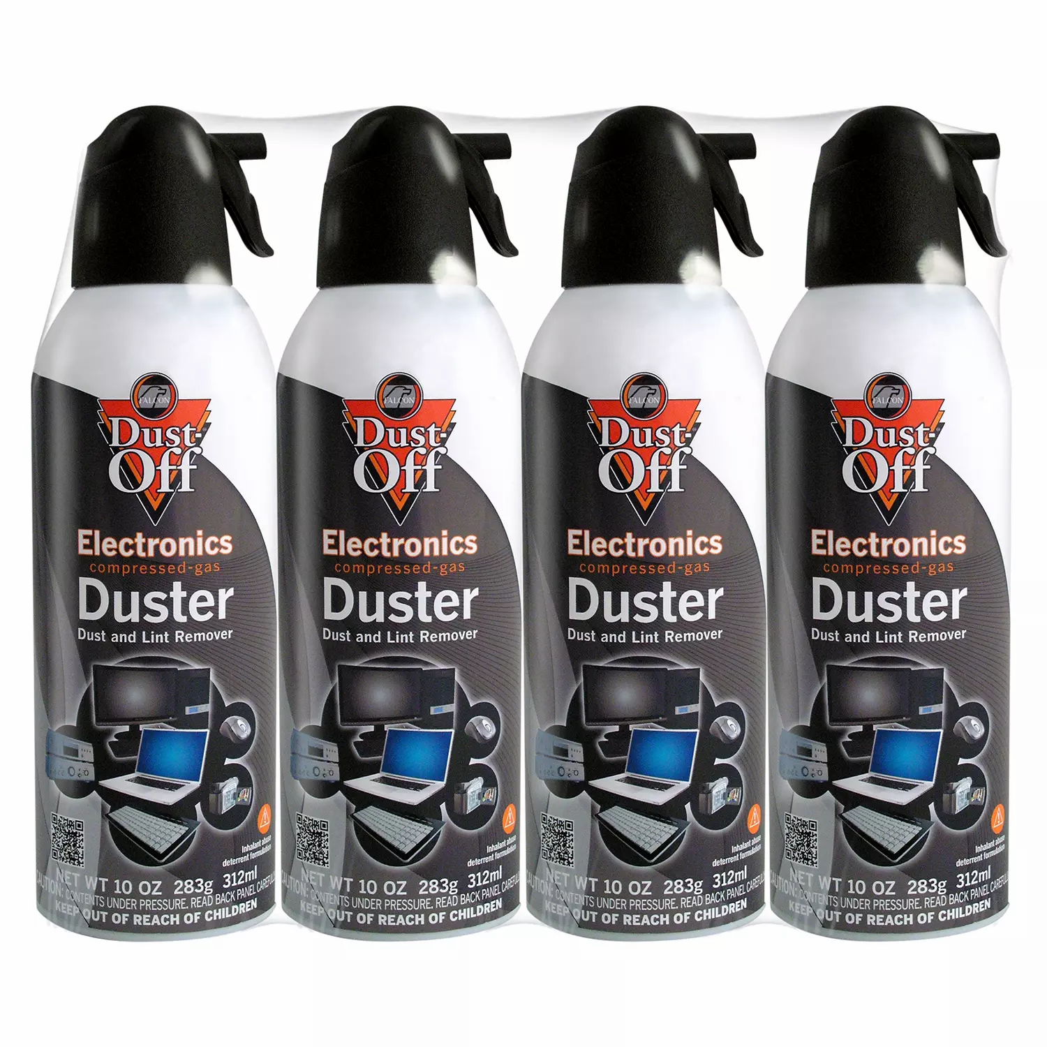 Falcon Dust-Off Compressed Gas Duster 4 Pk/ 10oz