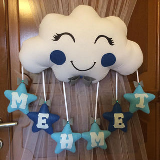 BULUT YASTIK KAPI SÜSÜ