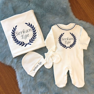 Nakışlı İsme Özel Hastane Çıkışı Setleri