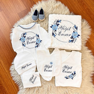 Nakışlı İsme Özel Hastane Çıkışı Setleri