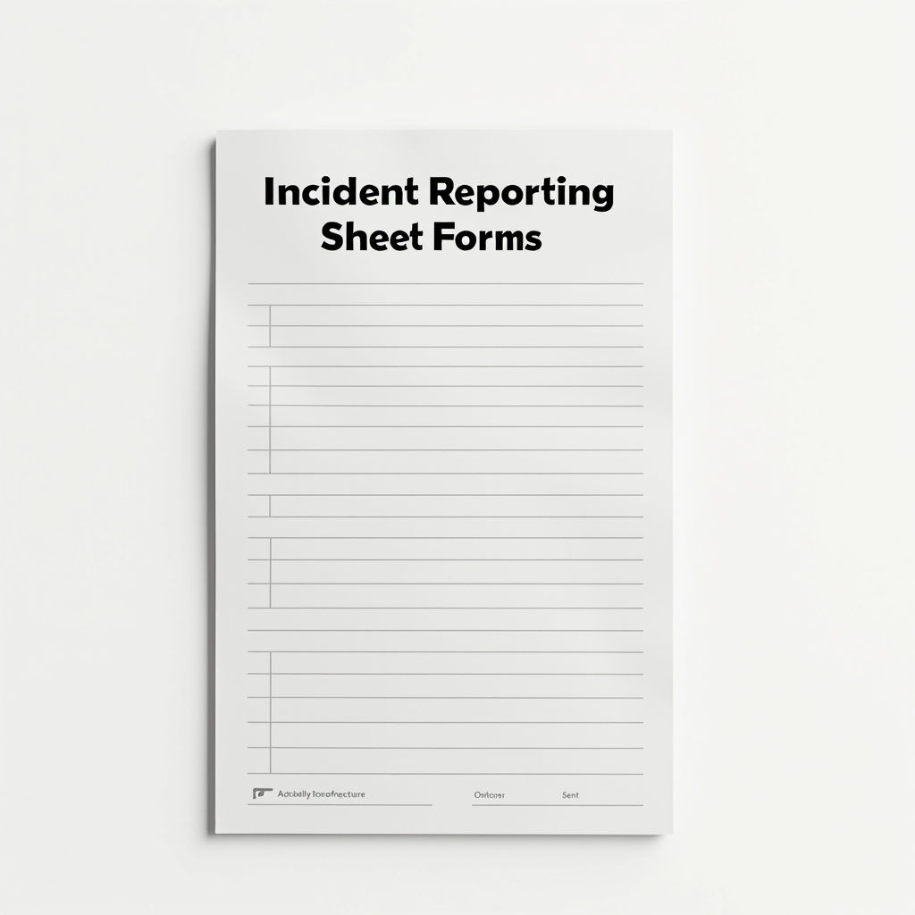 Incident Reporting Sheet