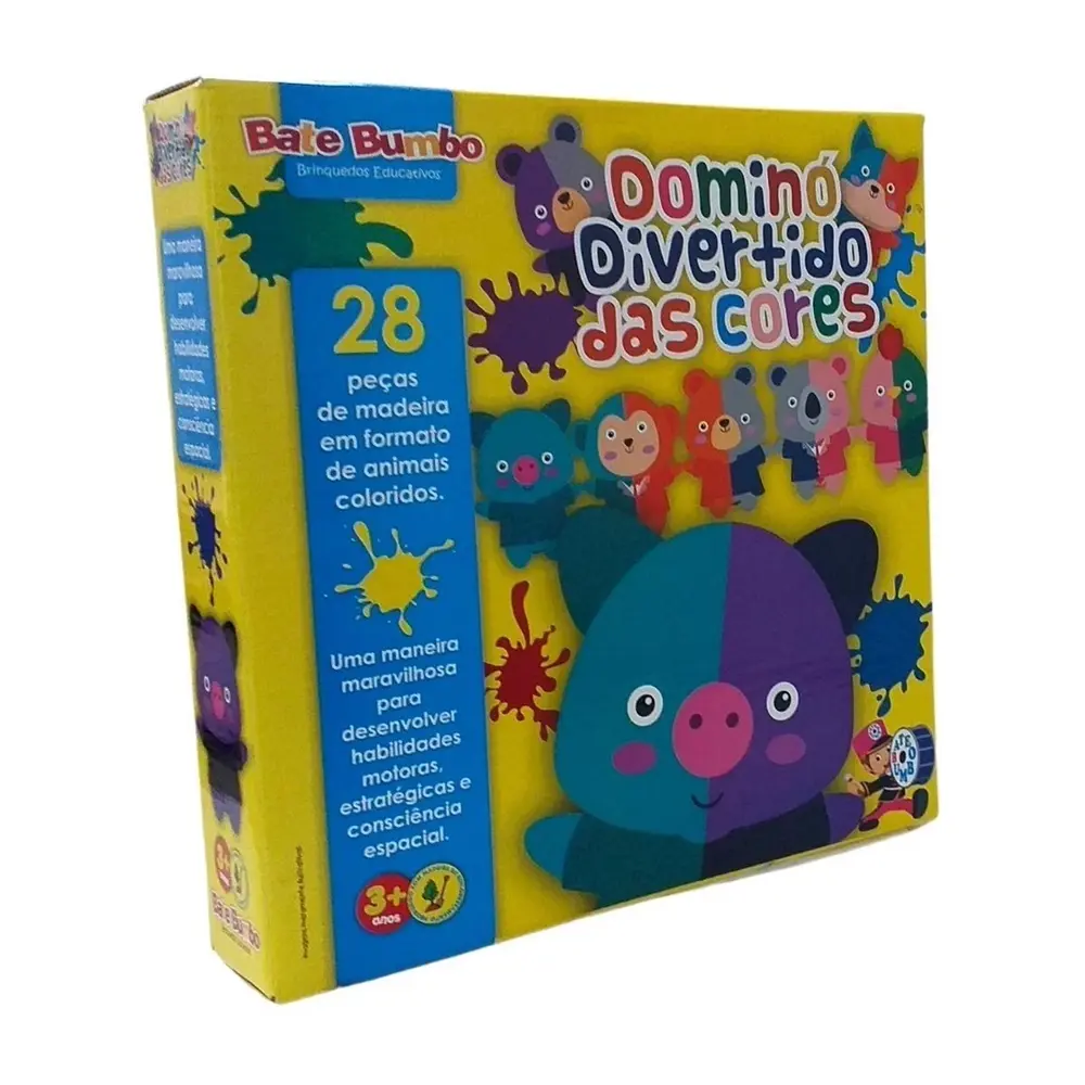 Dominó Divertido das Cores- Bate Bumbo