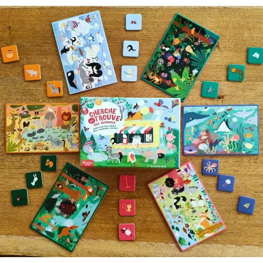Miniature : Jeu - Cherche et Trouve des animaux du monde