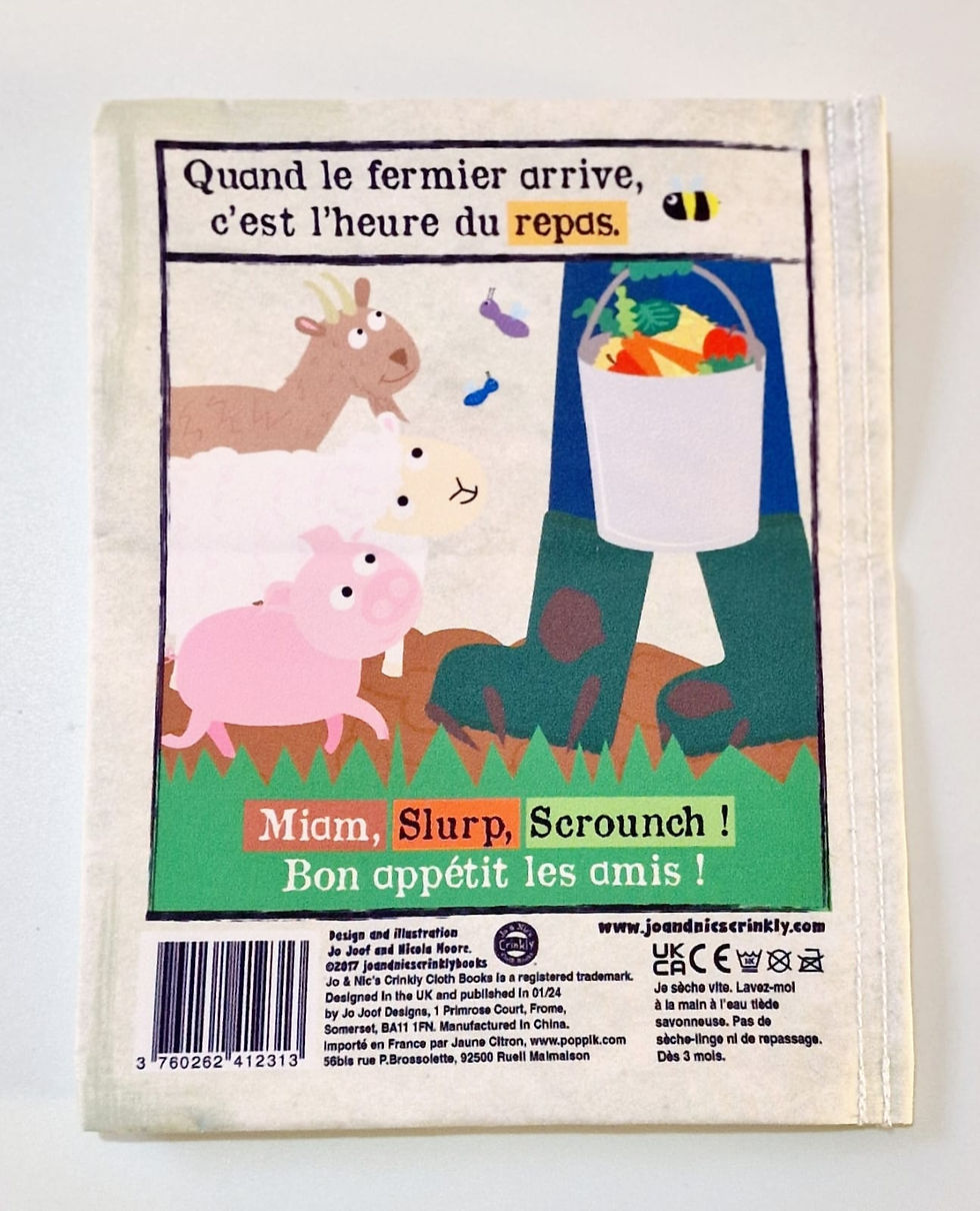 Miniature : Mon petit journal en tissu - Animaux de la ferme