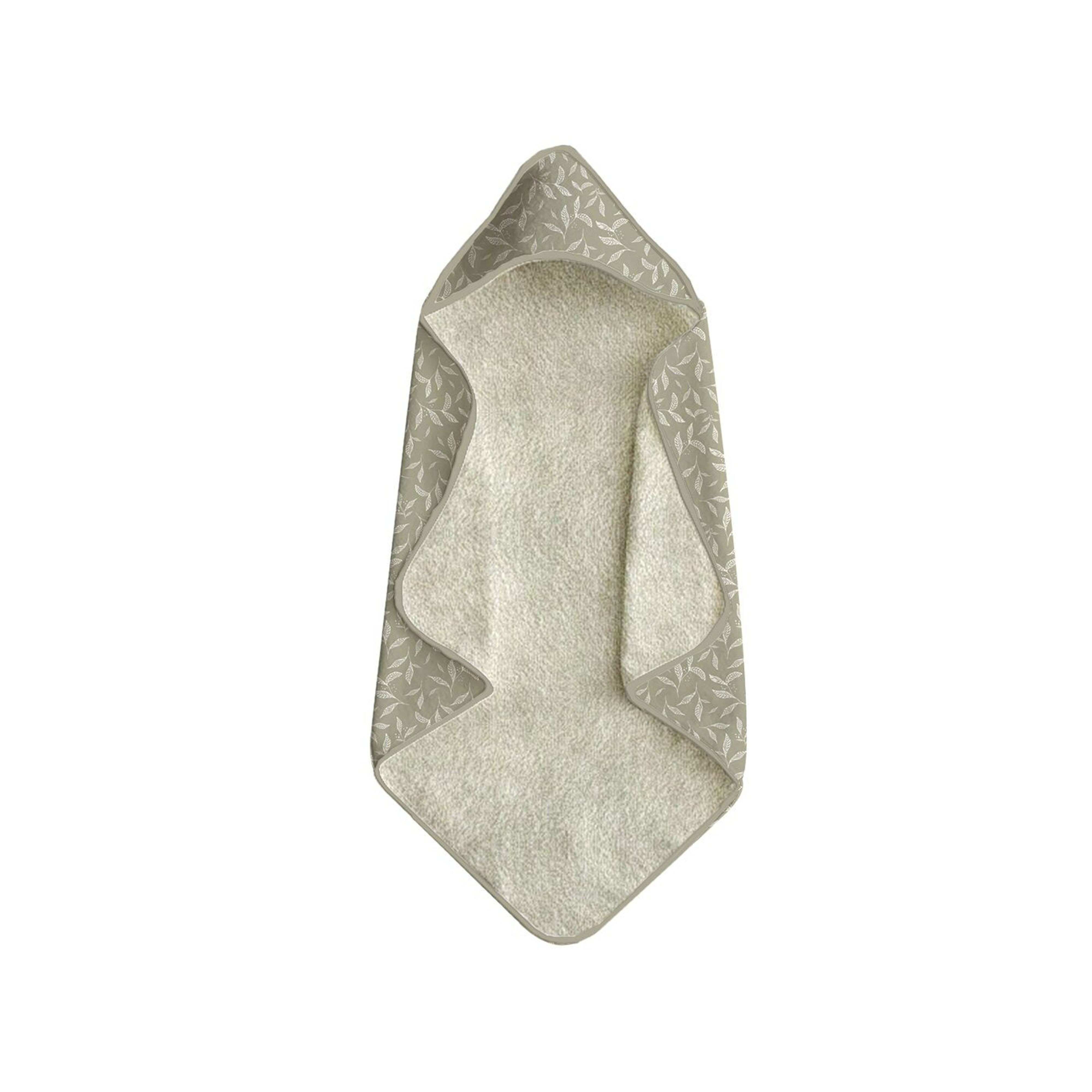 Cape de bain - motif leaves