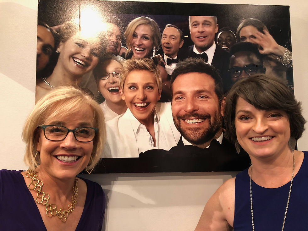 Cathy and Peggy Selfie