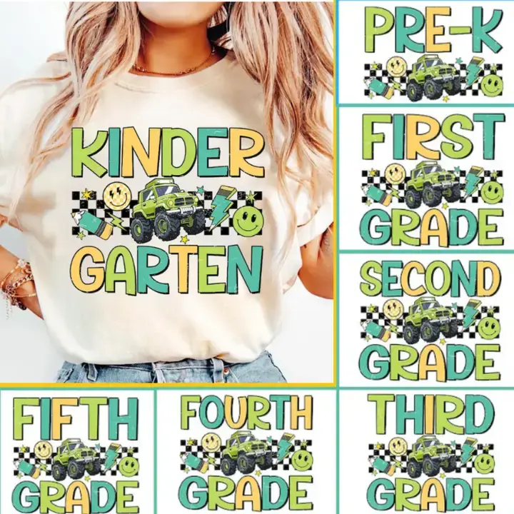 Monster Truck Back to School Shirt