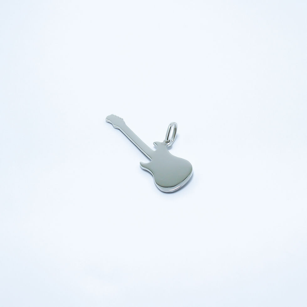 Miniatura: Pingente Guitarra Prata 950