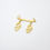 Miniatura: Canga com 2 Pingentes em Ouro 18k-750