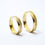 Miniatura: Par de Aliança em Ouro 18k-750 com Diamantes