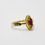 Miniatura: Anel de Formatura Feminino Direito Ouro 18k - 750