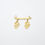 Miniatura: Canga com 2 Pingentes em Ouro 18k-750